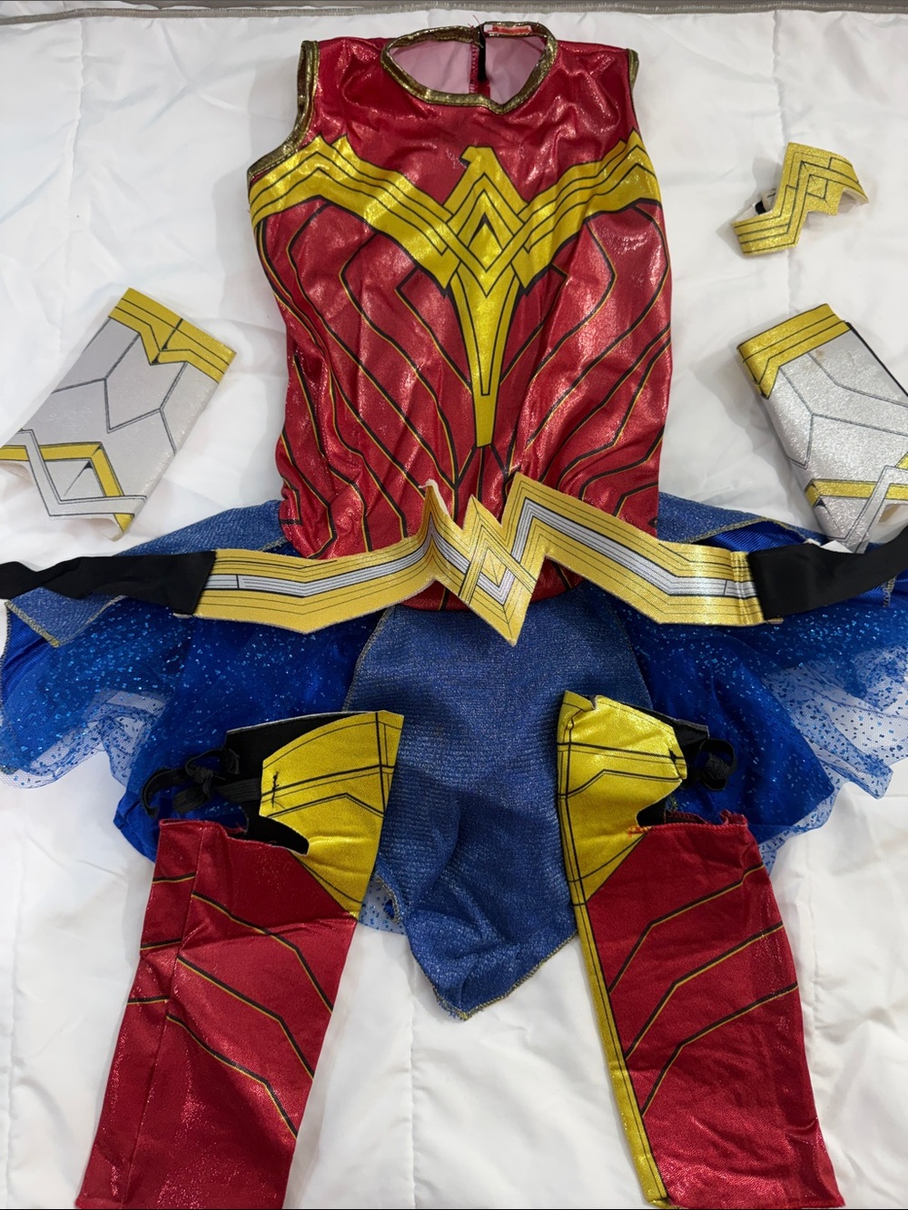 Wonder Woman super hero costume set for girls